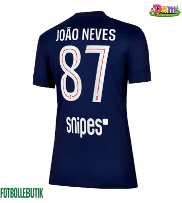 Paris Saint-Germain Joao Neves #87 Hemmatröja Kvinnor 2025-26 Kortärmad